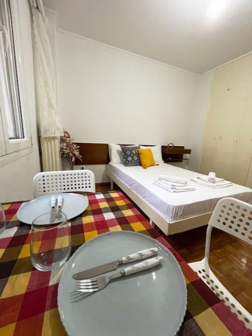 Cute And Quiet Apartment In The Center Of Athen Eksteriør bilde